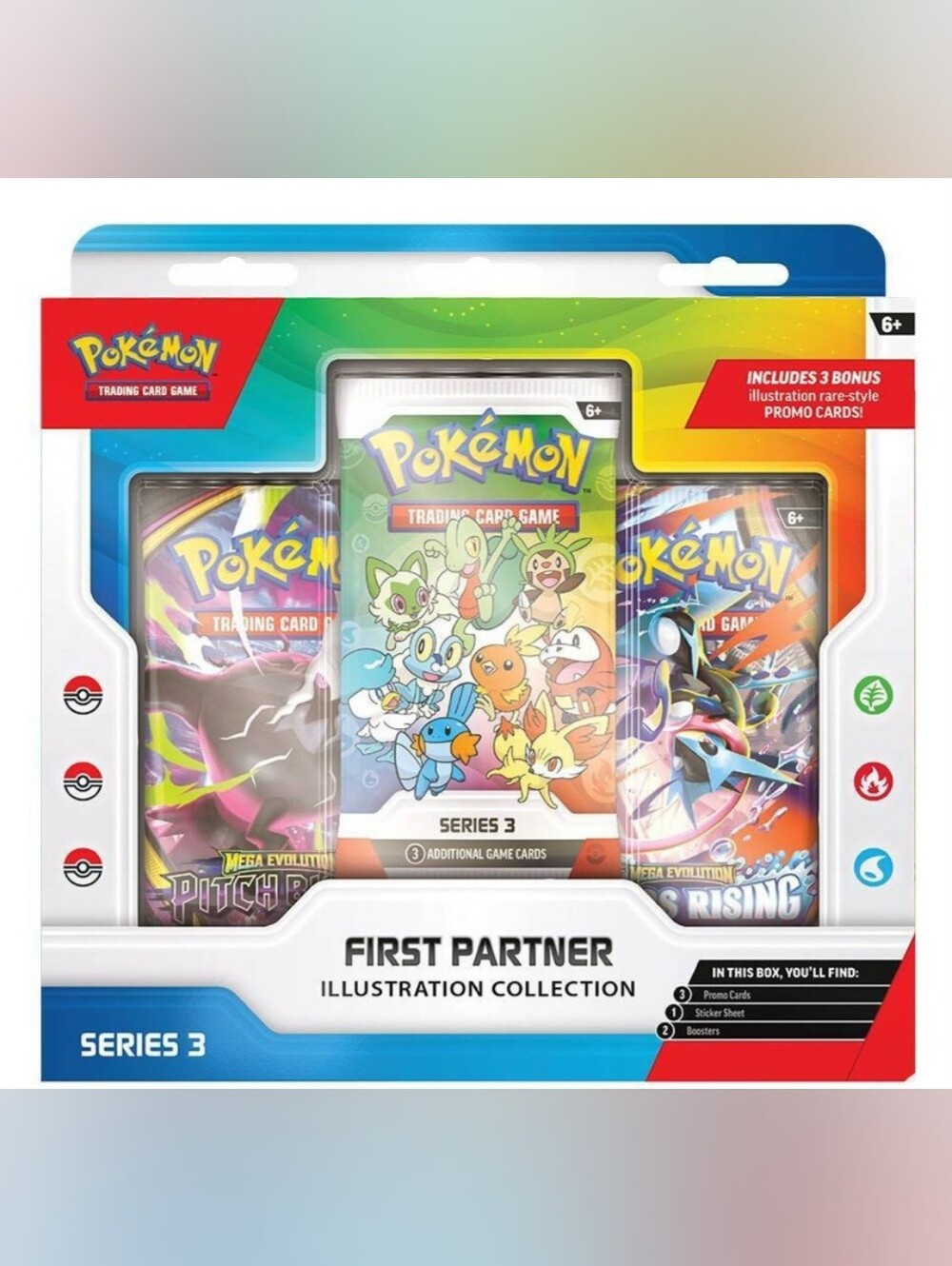 NEW Pokemon Trading Card Game: First Partner Illustration Collection - Series 3